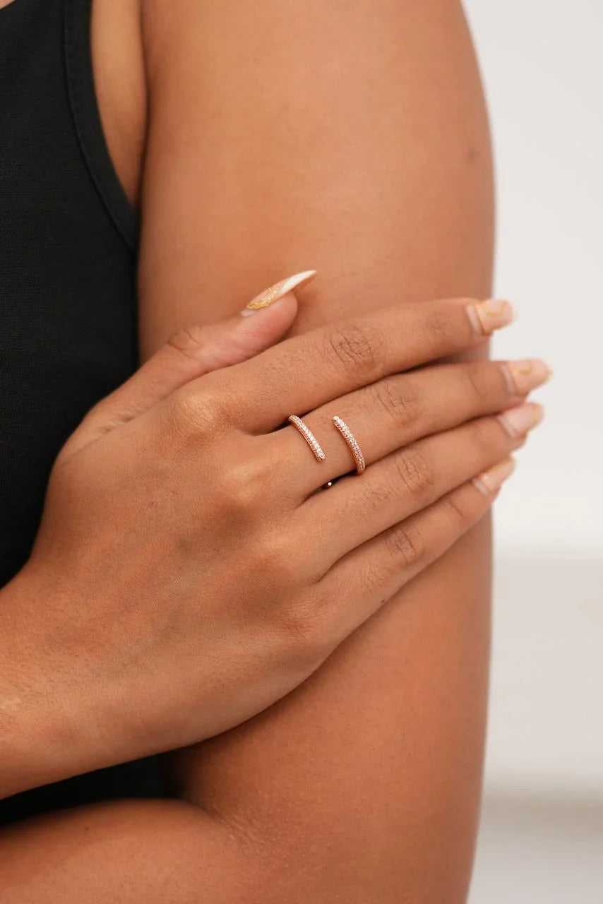 Ashley Open Wrap Band Diamond Ring