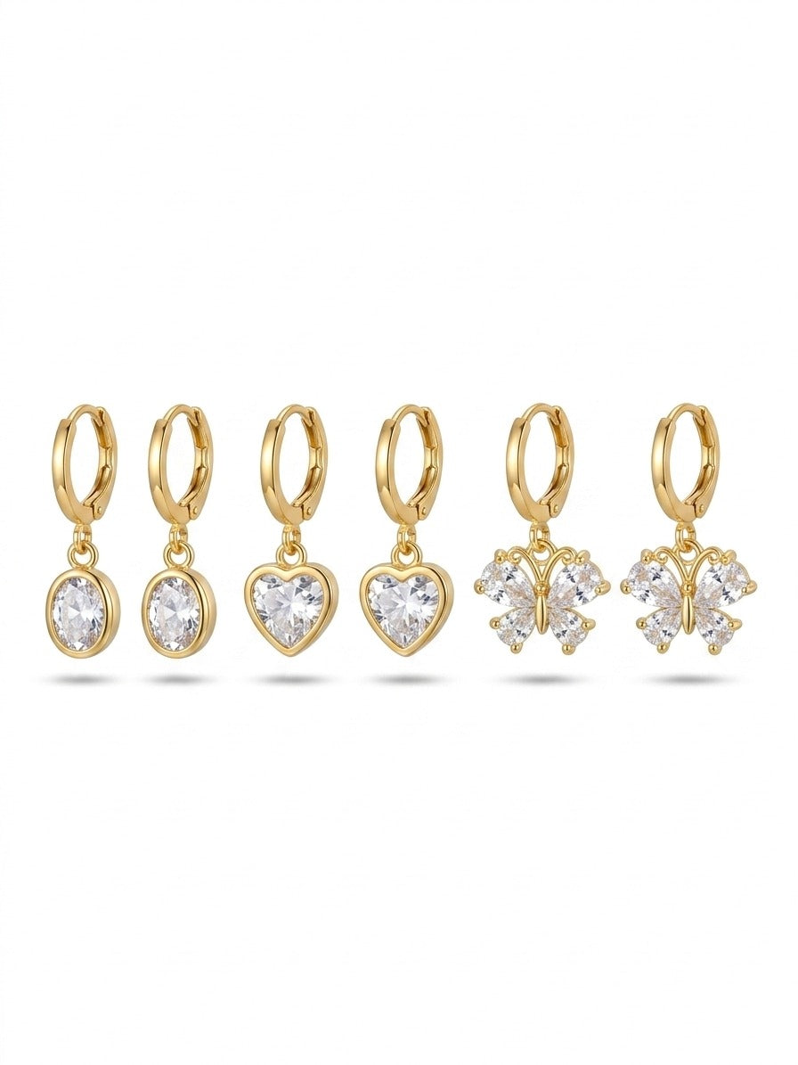 Amora Trio Luxe Earrings