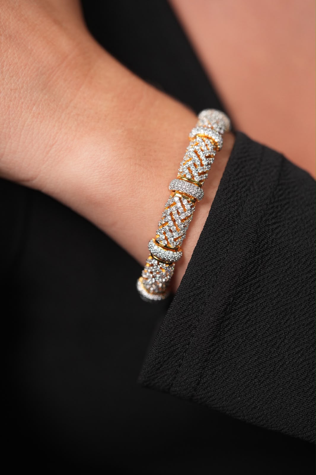 Cyprus Designer Diamond Midsized Bracelet