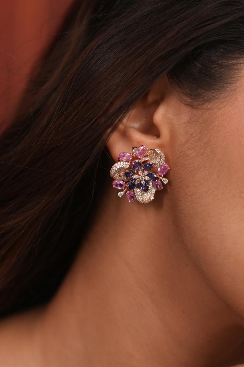 Daisy Dream Diamond Pastel Earring | Enchanted Garden