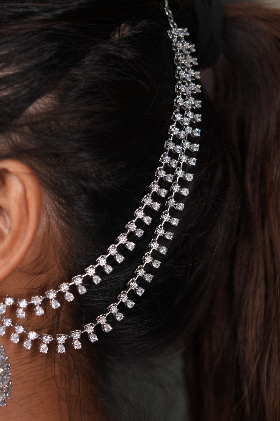 Lata 2 Line Diamond Hair Chain | Mattel