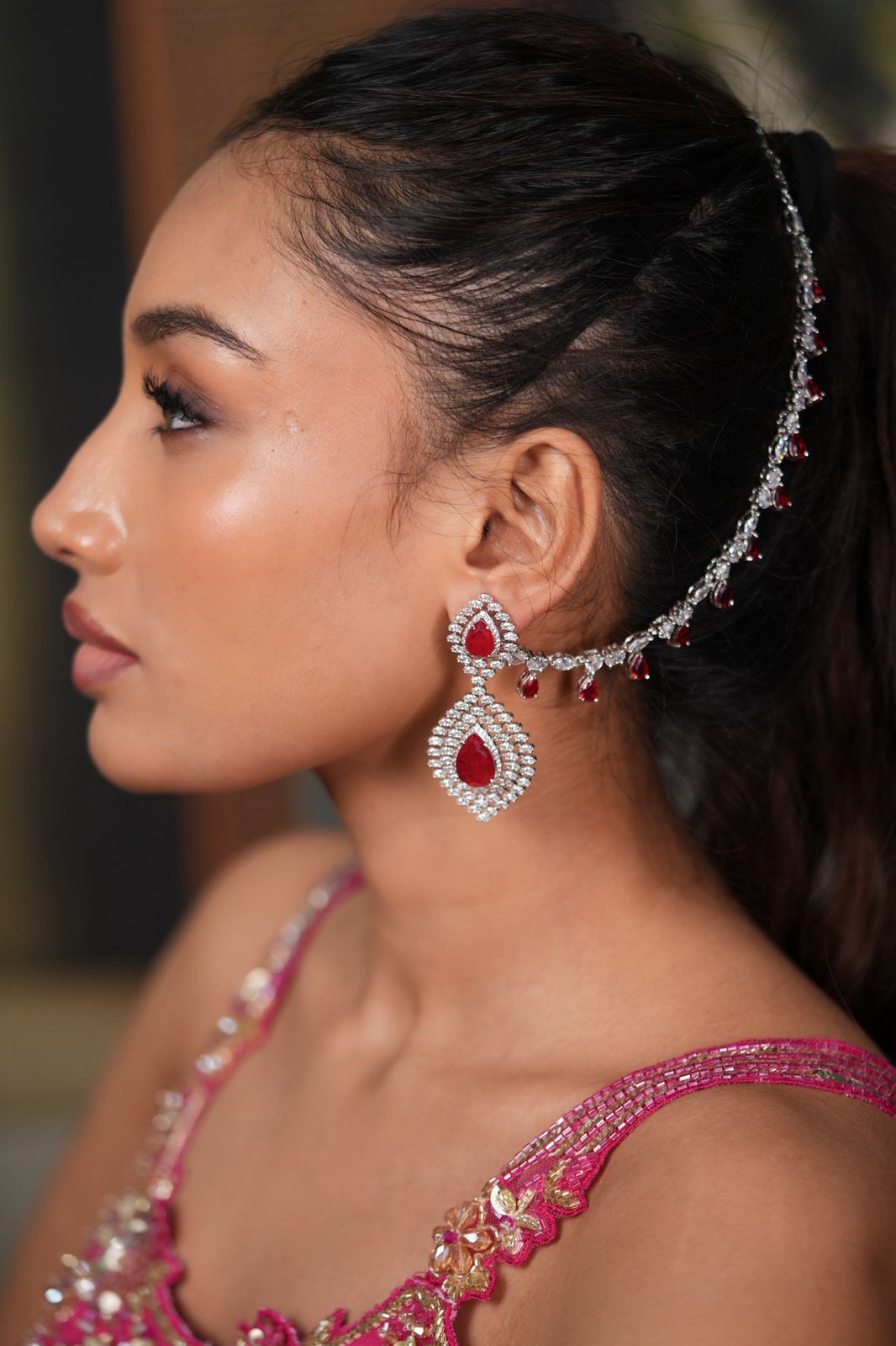 Natalie Coloured Diamond Mattel | Hair Chain