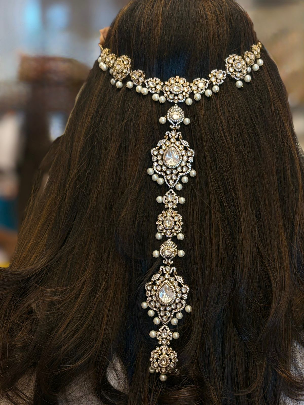 Sasha Designer Victorian Jadaau Billu | Polki Parandi With Motifs