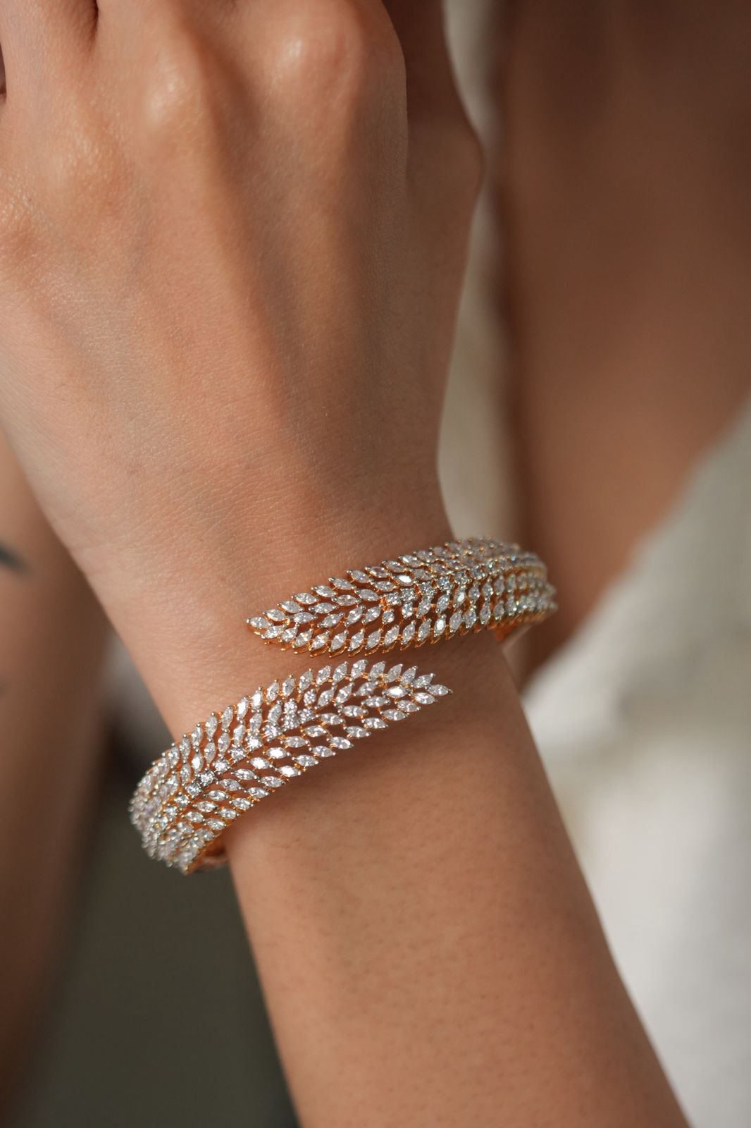 Gracy Diamond Front Openable Designer Bracelet