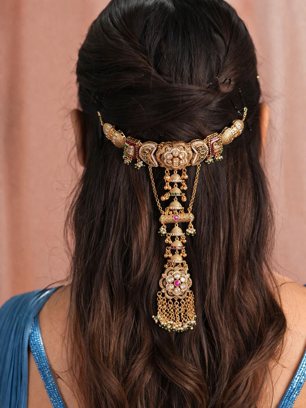 Sone Pe Suhaga Gold Small Hair Jada Billa