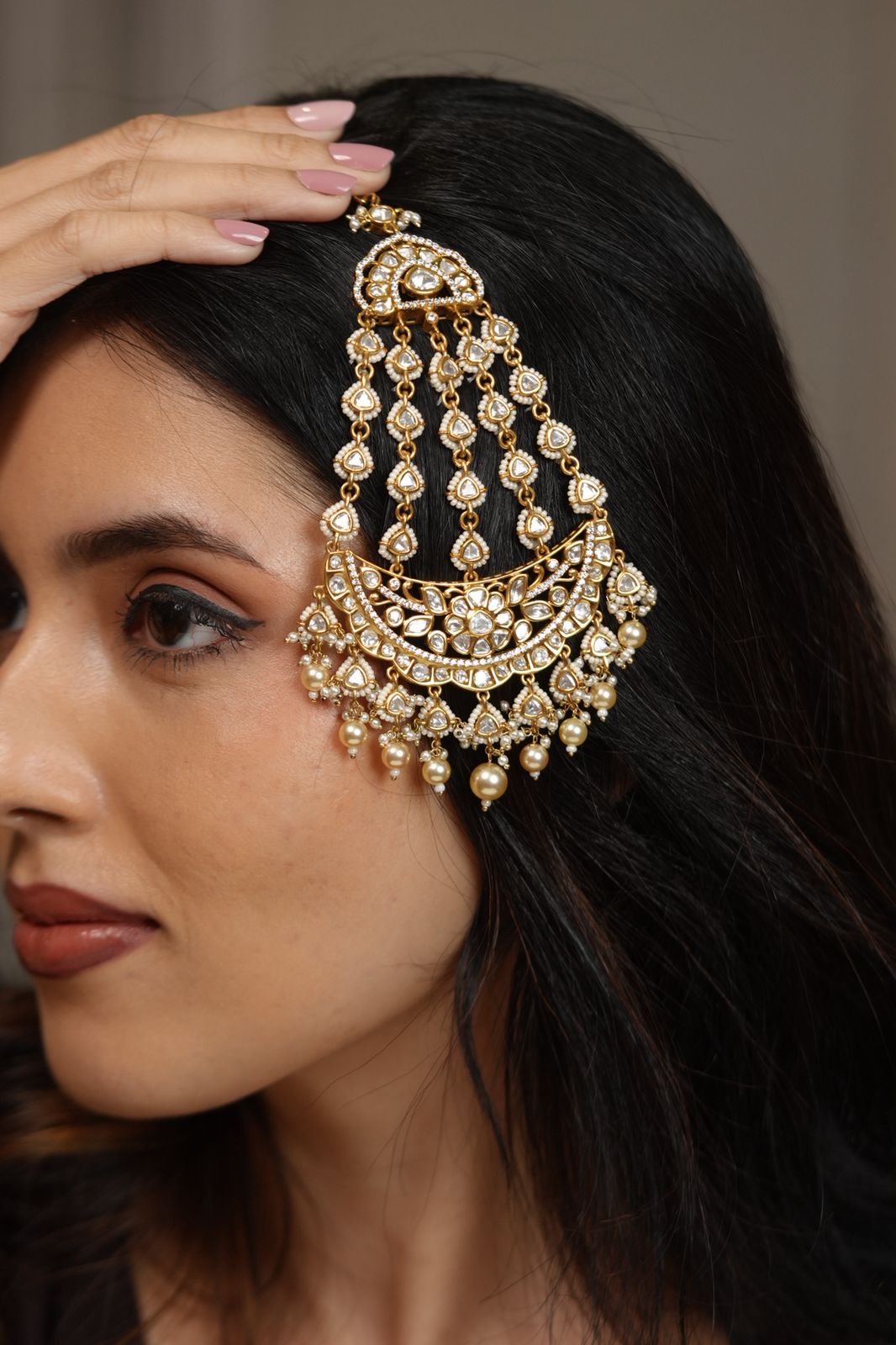 Vishwamitra Moissanite Polki Jhaalar Paasa