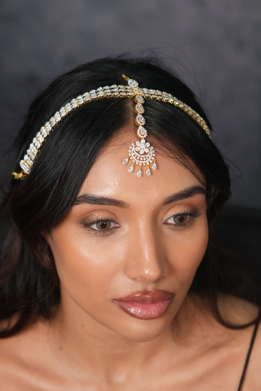 Iconic Diamond Sheeshpatti | Bridal Hair