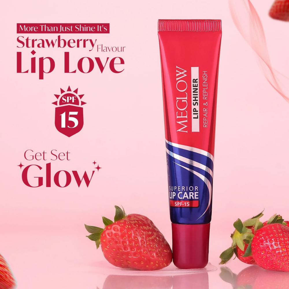 Meglow Lip Shiner with SPF 15 - Pink