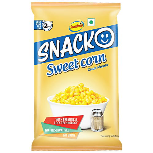 Sundrop Snacko Chaat Masala Sweet Corn