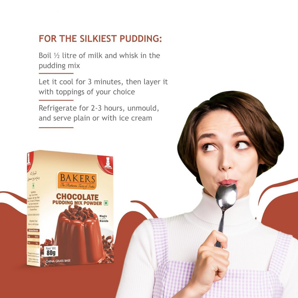 BAKERS Instant Pudding Mix - Chocolate Flavor
