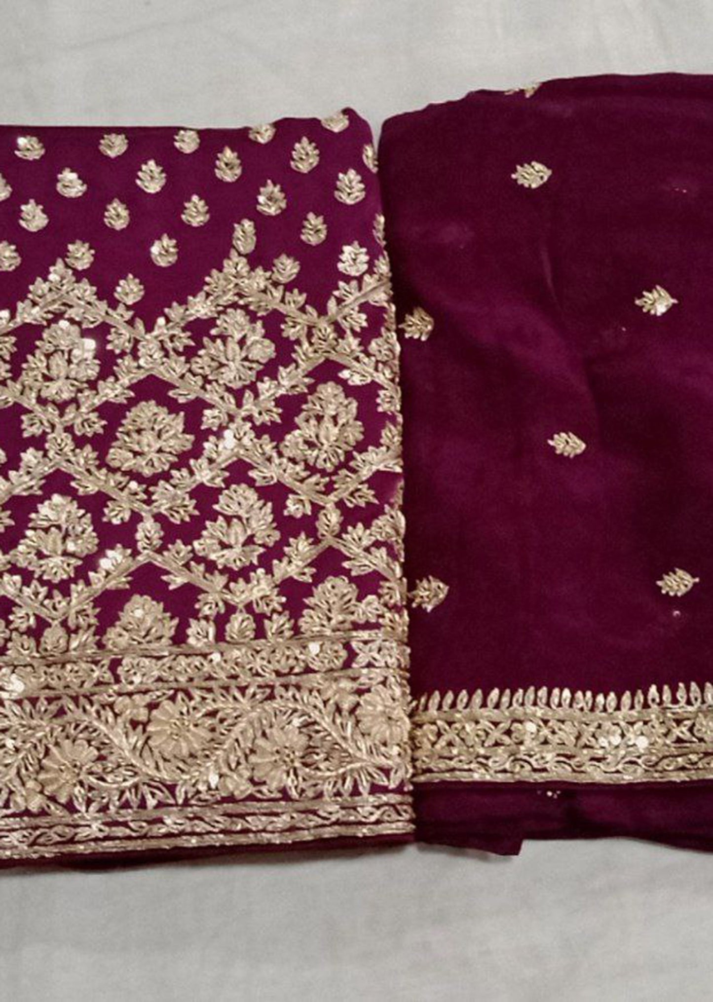 Amethyst Purple Dress Material