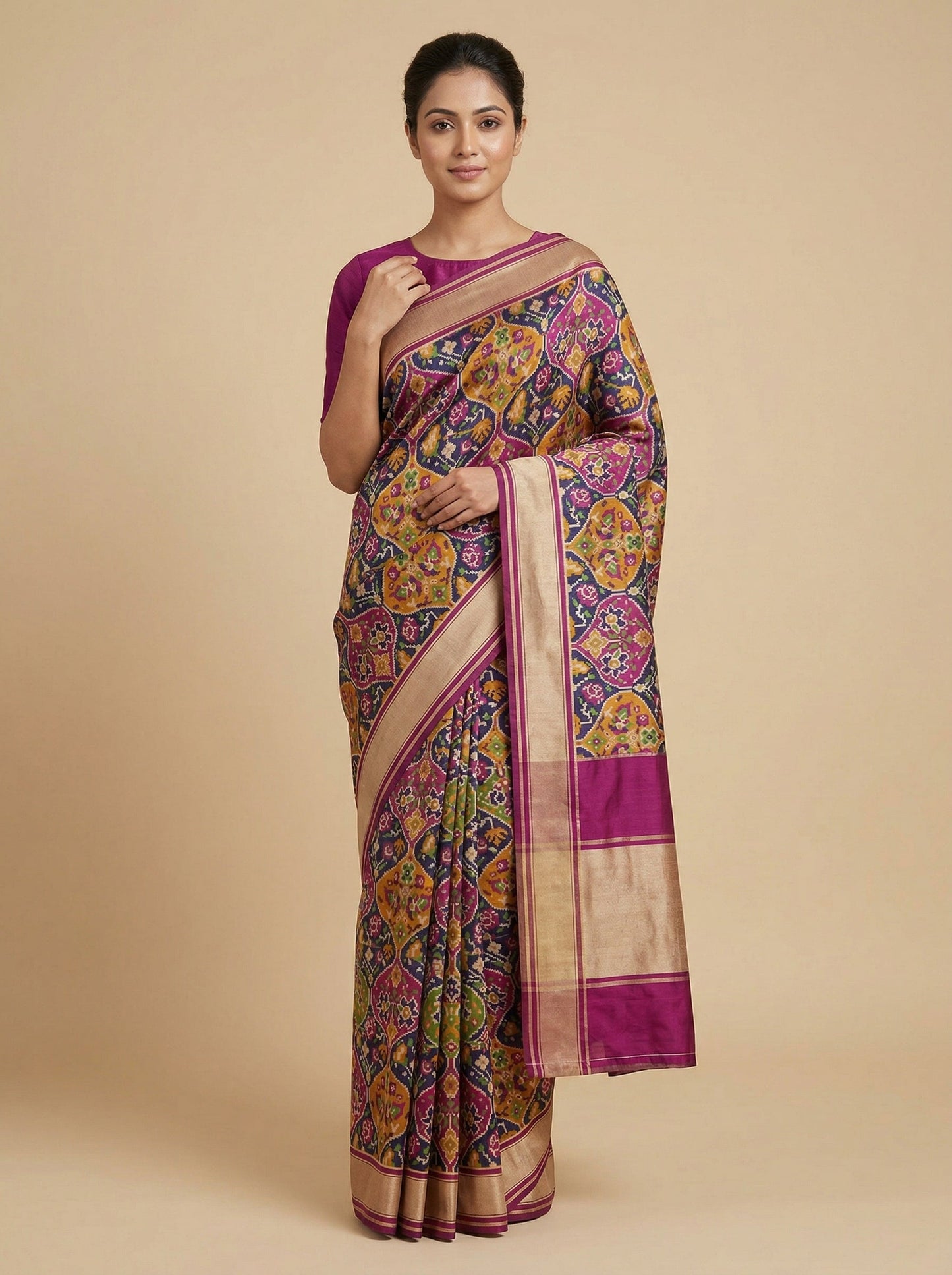 Azure Handloom Saree