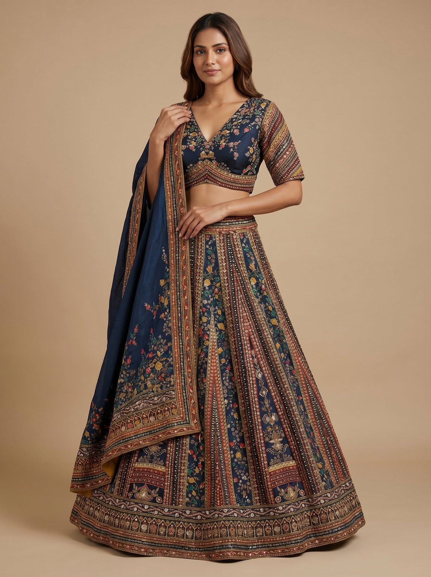 Azure Tide Lehenga
