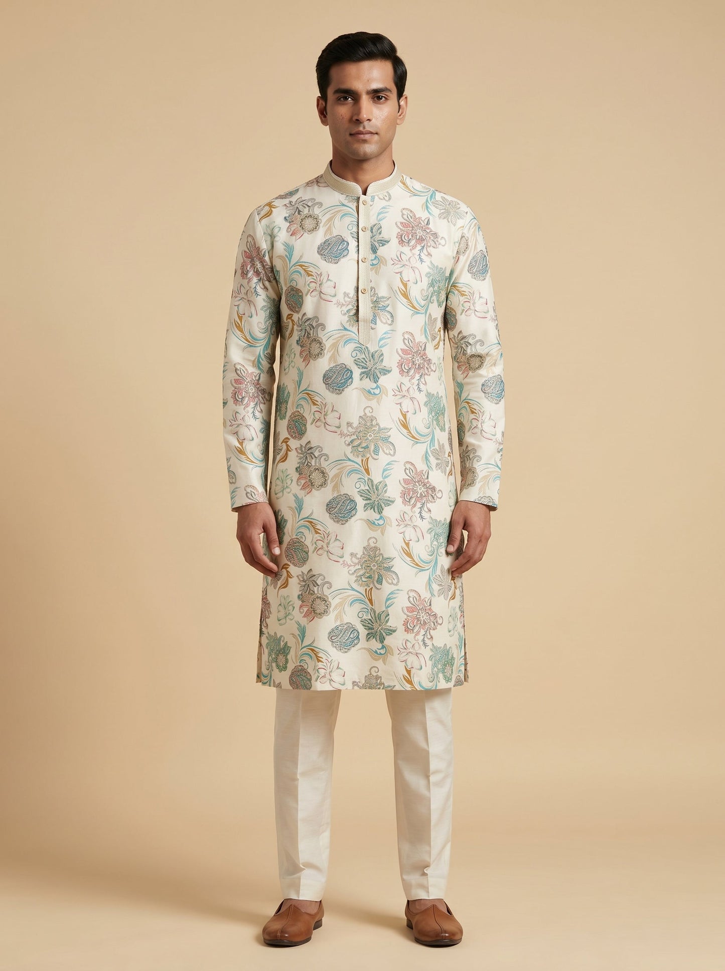 Blue Ethnic Kurta Set