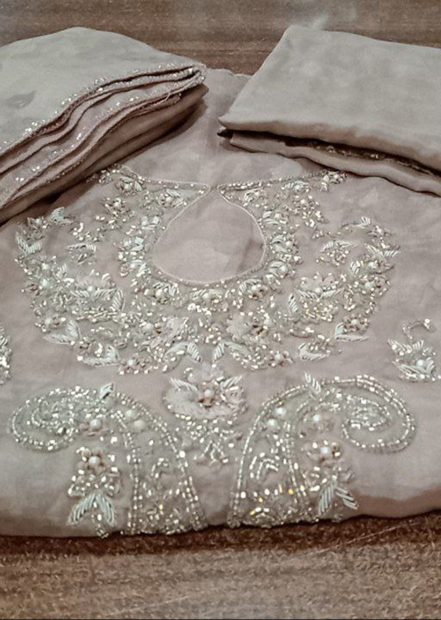 Blush Frost Dress Material