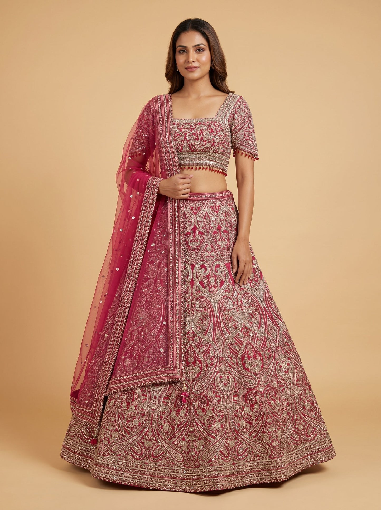 Blush Silk Lehenga