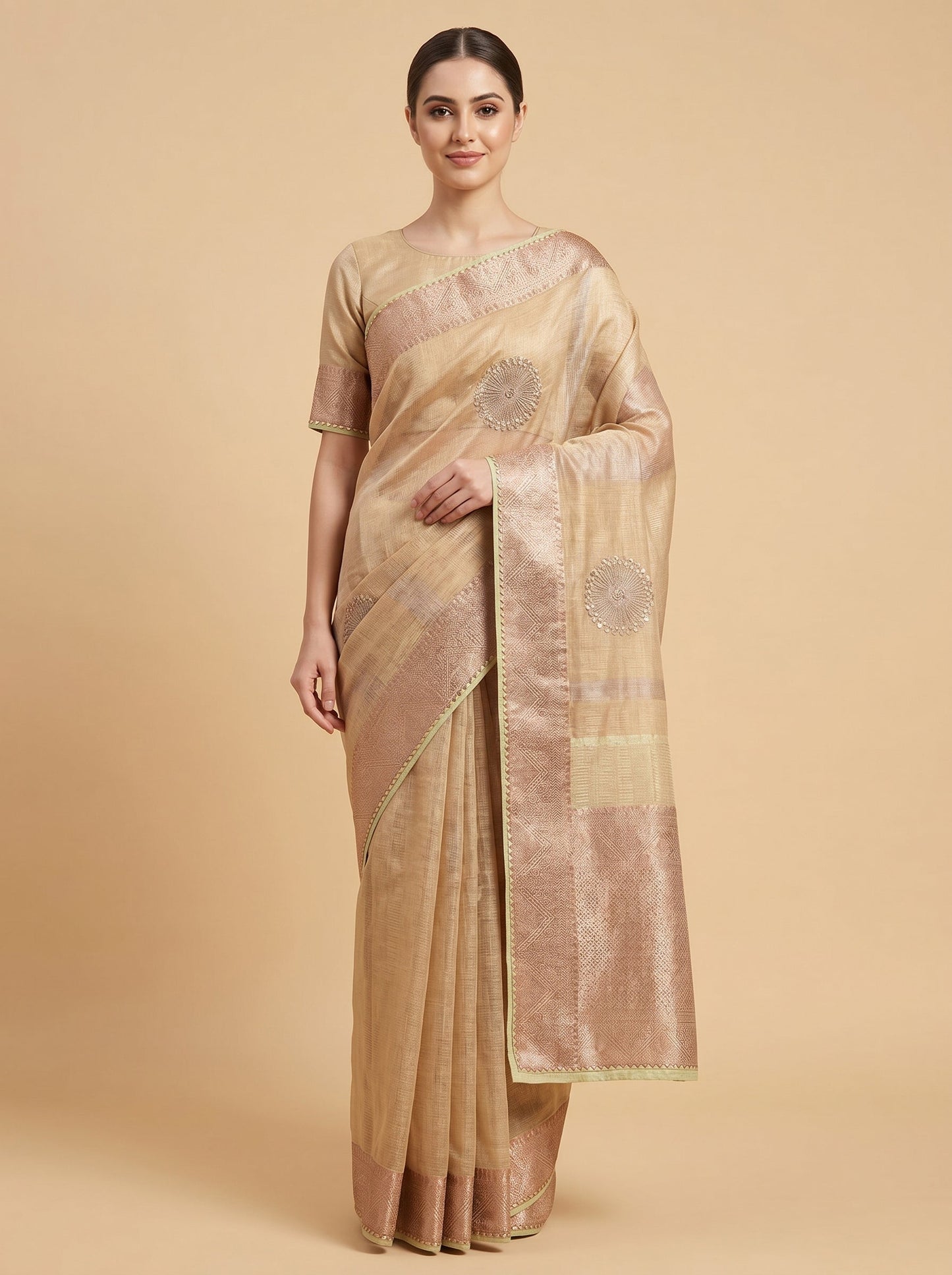 Bright Yellow Radiance Saree