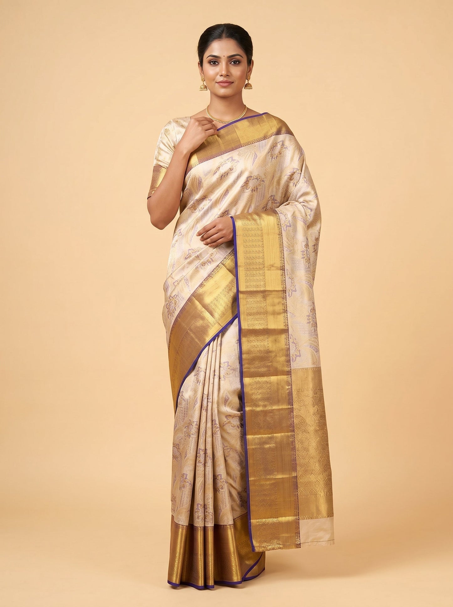 Brown Charm Handloom Saree