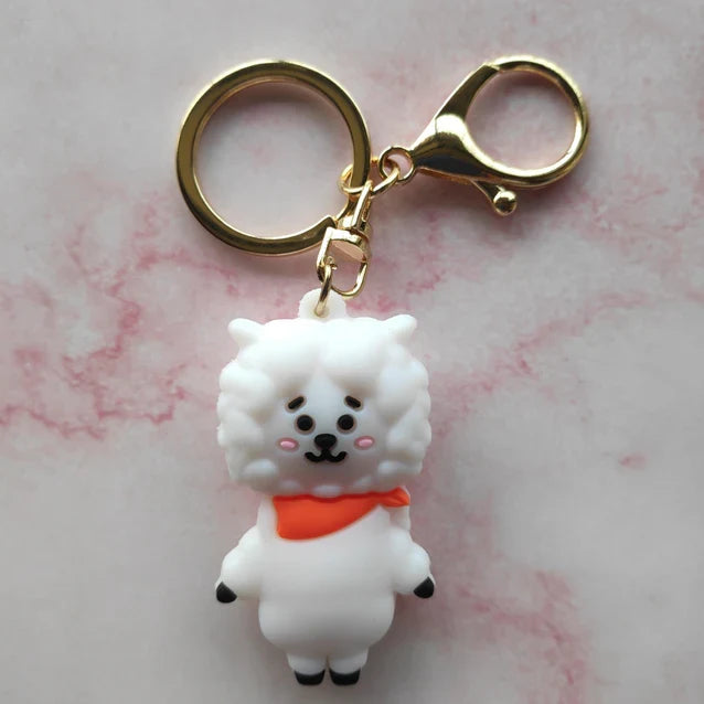 BTS BT21 RJ Keychain | Kpop Keychain | Silicone 3D |