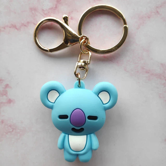 BTS BT21 Koya Keychain | Kpop Keychain | Silicone 3D |