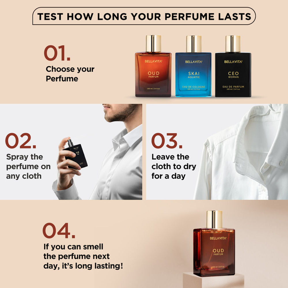 Bella Vita Oud Parfum Intense Unisex Perfume For Men & Women
