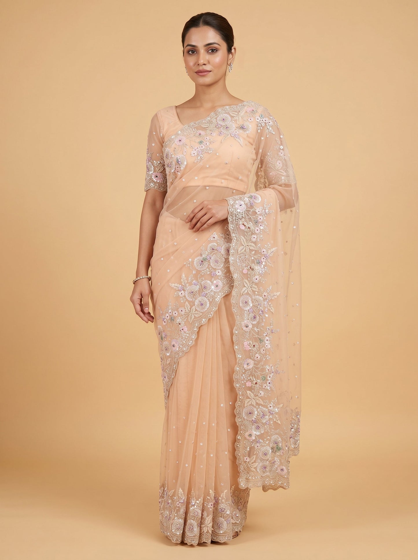 Chiku Warm Earth Handloom Saree