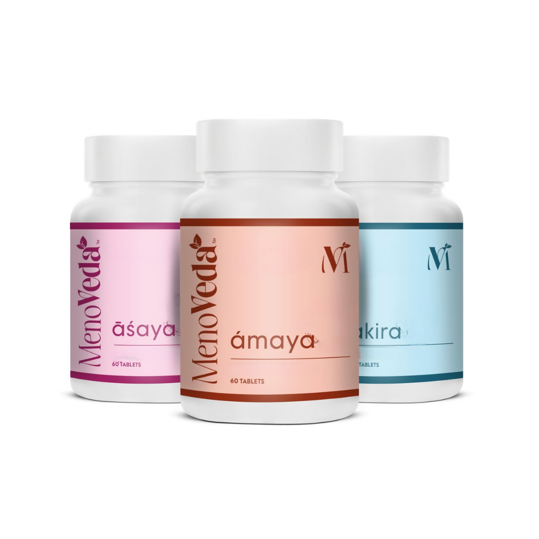 Menoveda Menopause Supplement For Women - Trio Pack