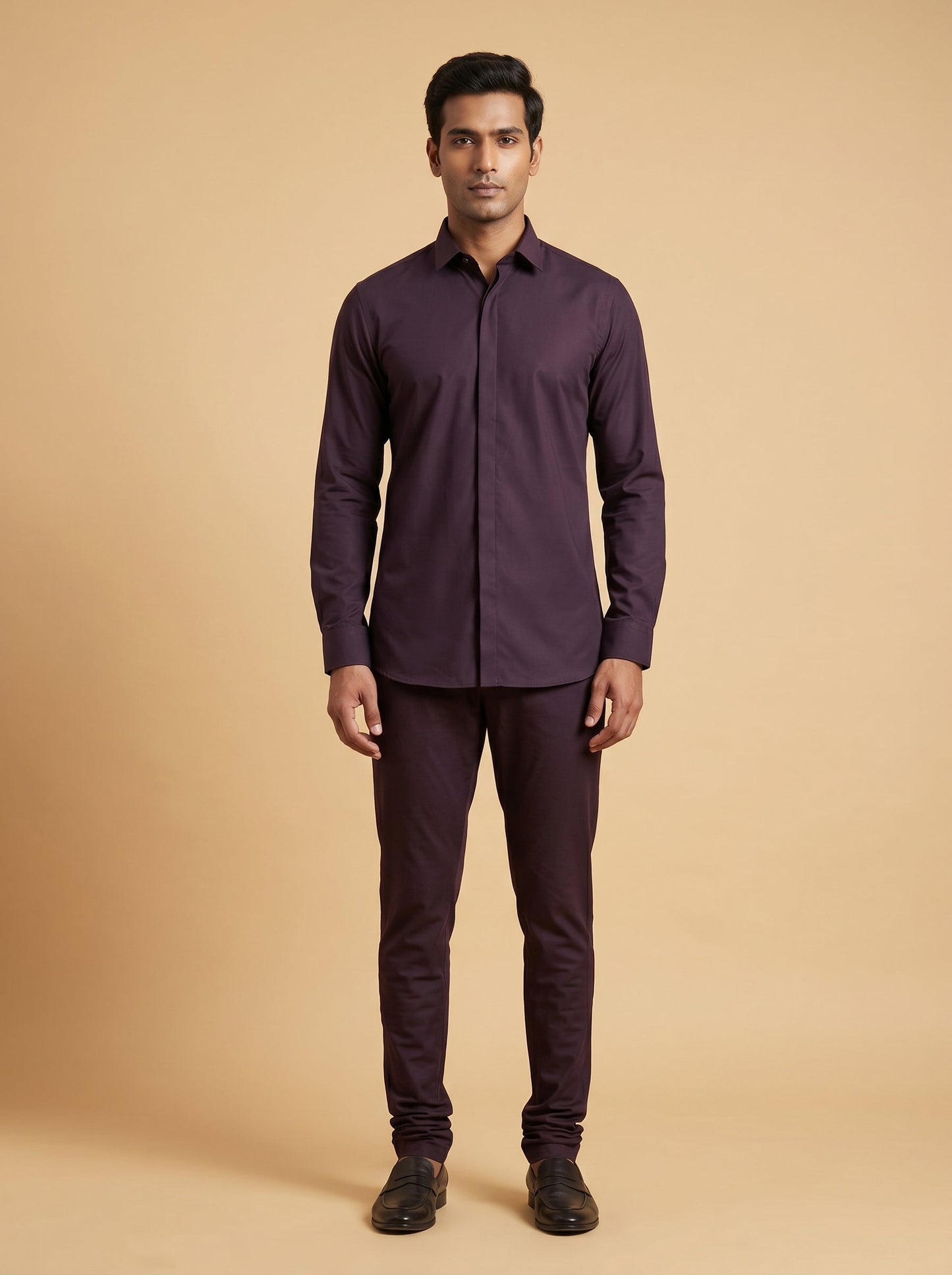 Dark Purple Formal Shirt