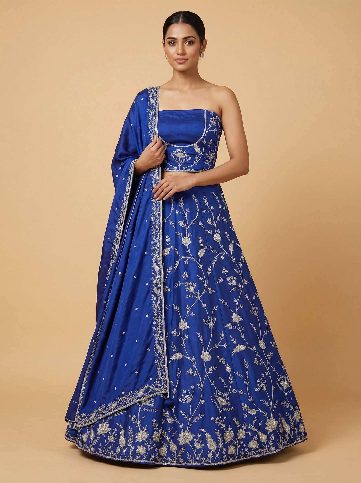 Deep Ocean Lehenga