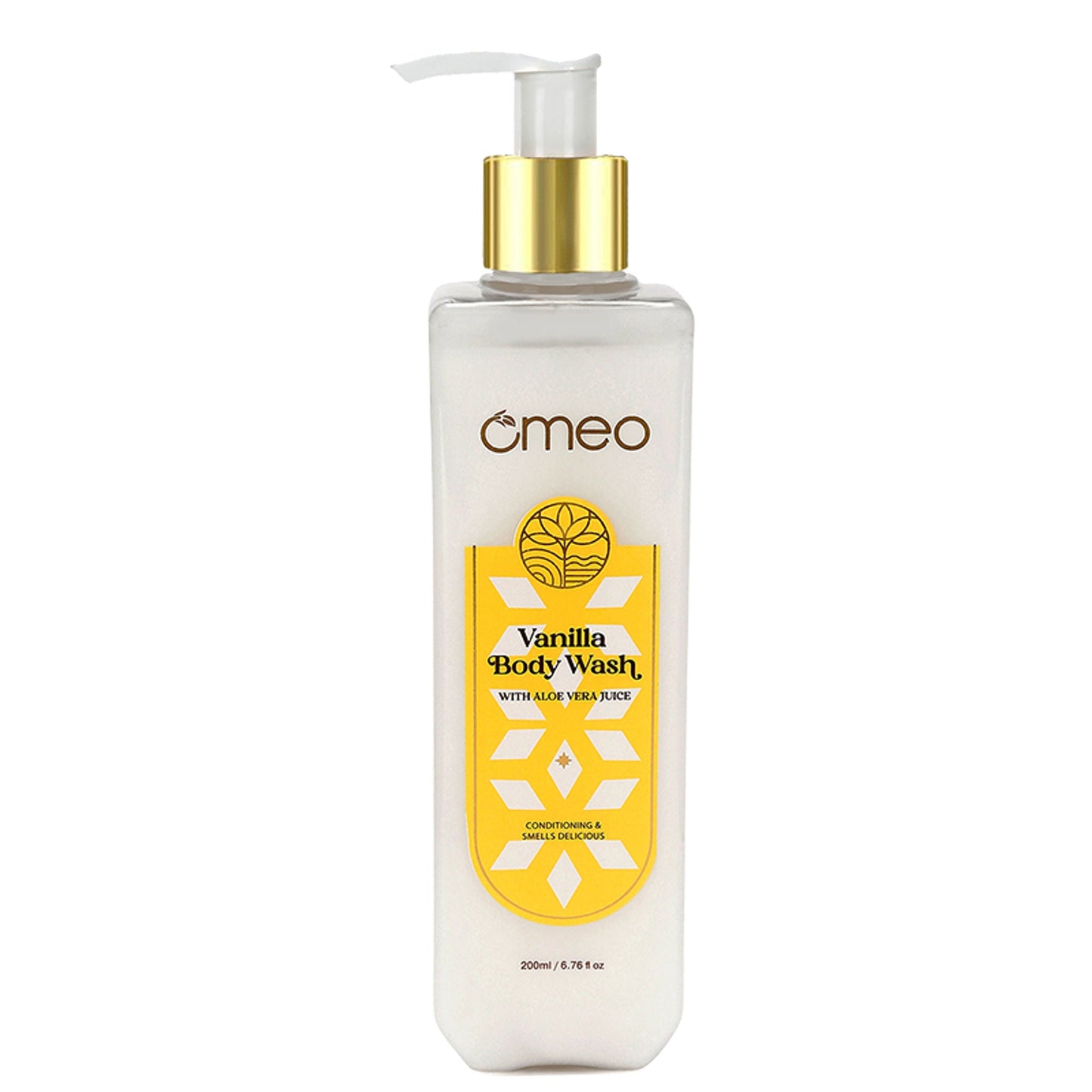 Omeo Vanilla Body Wash - Gentle Cleansing, Soft Nourshing Body Wash