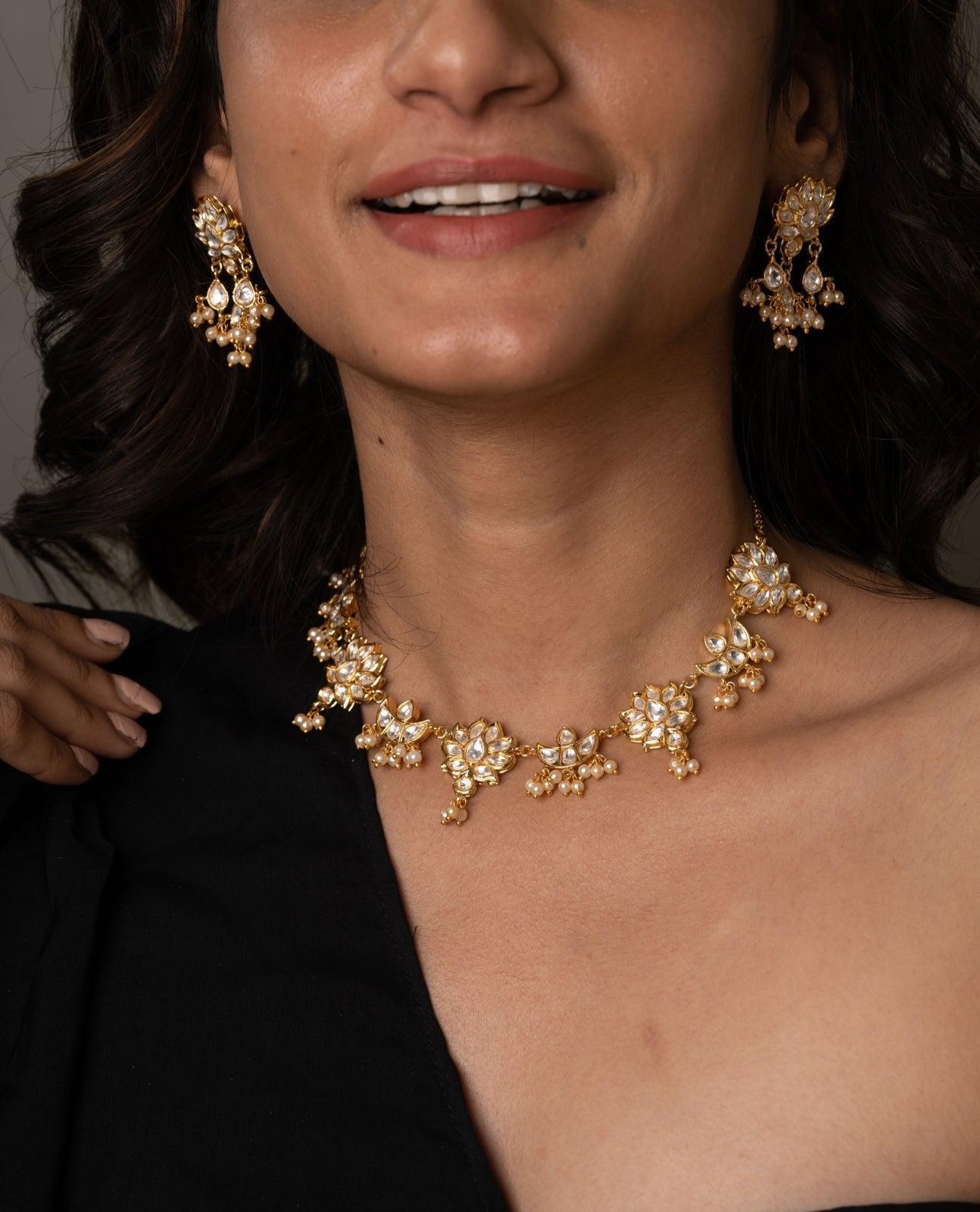 Fulkaari Polki Necklace Set