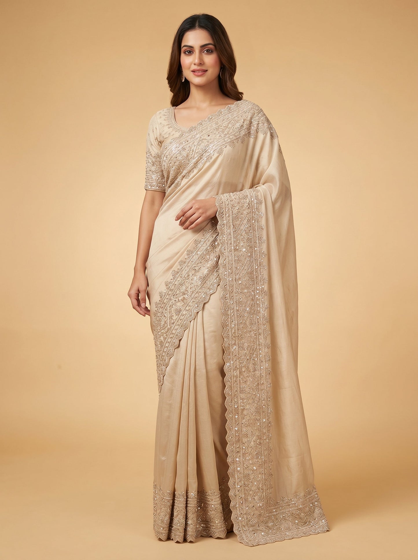 Gold Classic Loom Handloom Saree