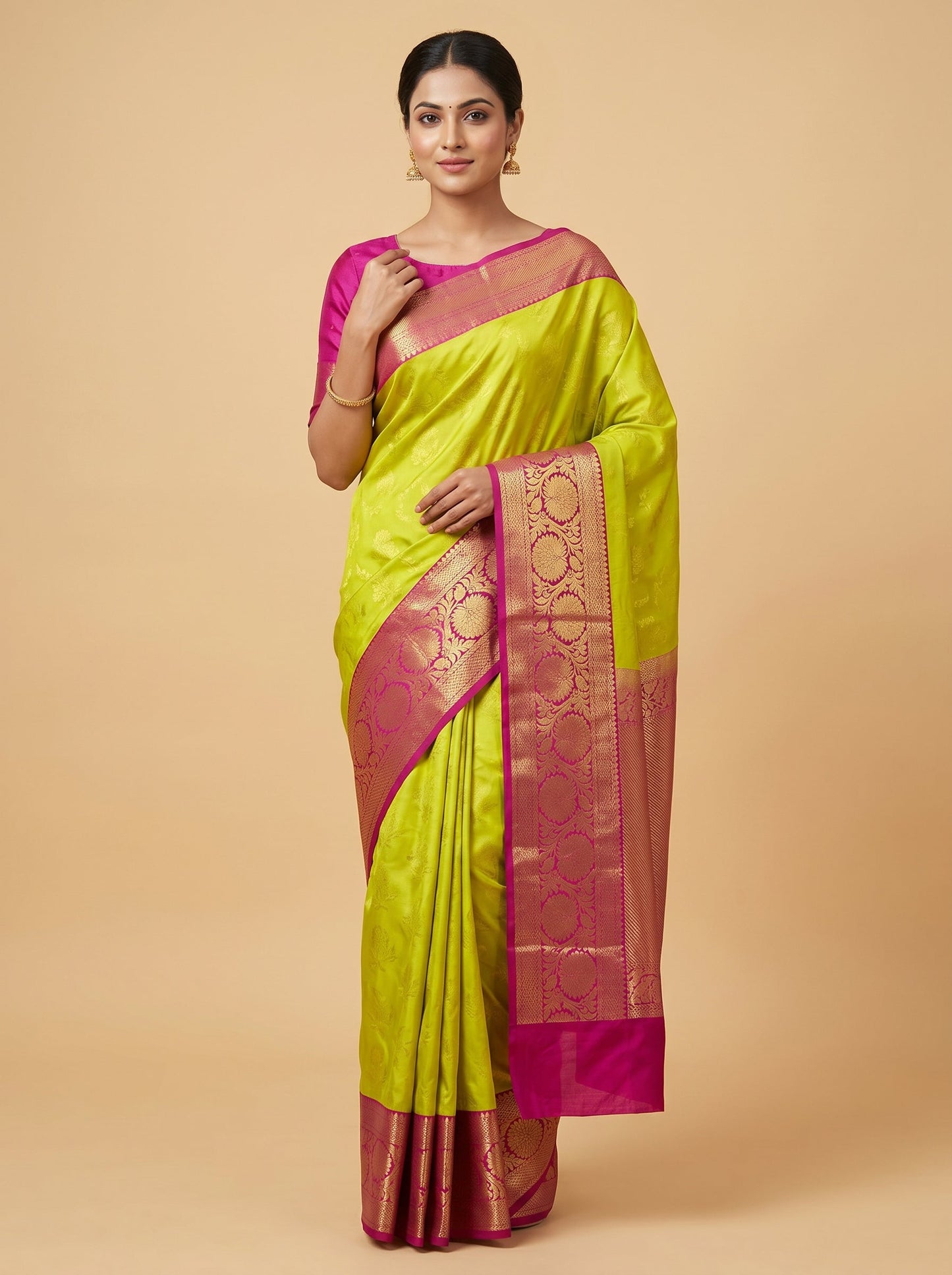 Golden Horizon Handloom Saree