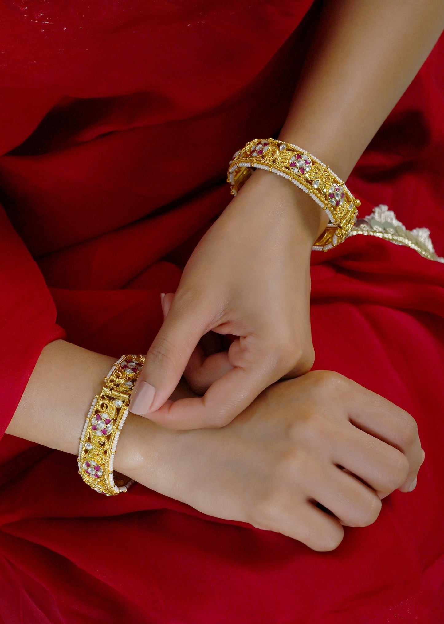 Grand Kundan Occasion Bangles