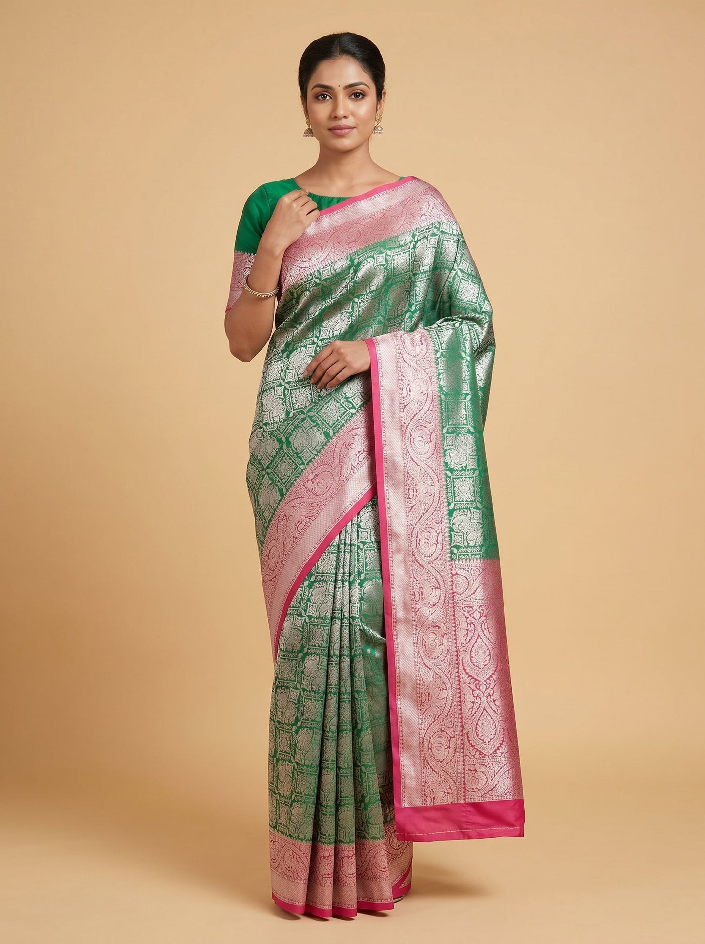 Green Verdant Weave Handloom Saree