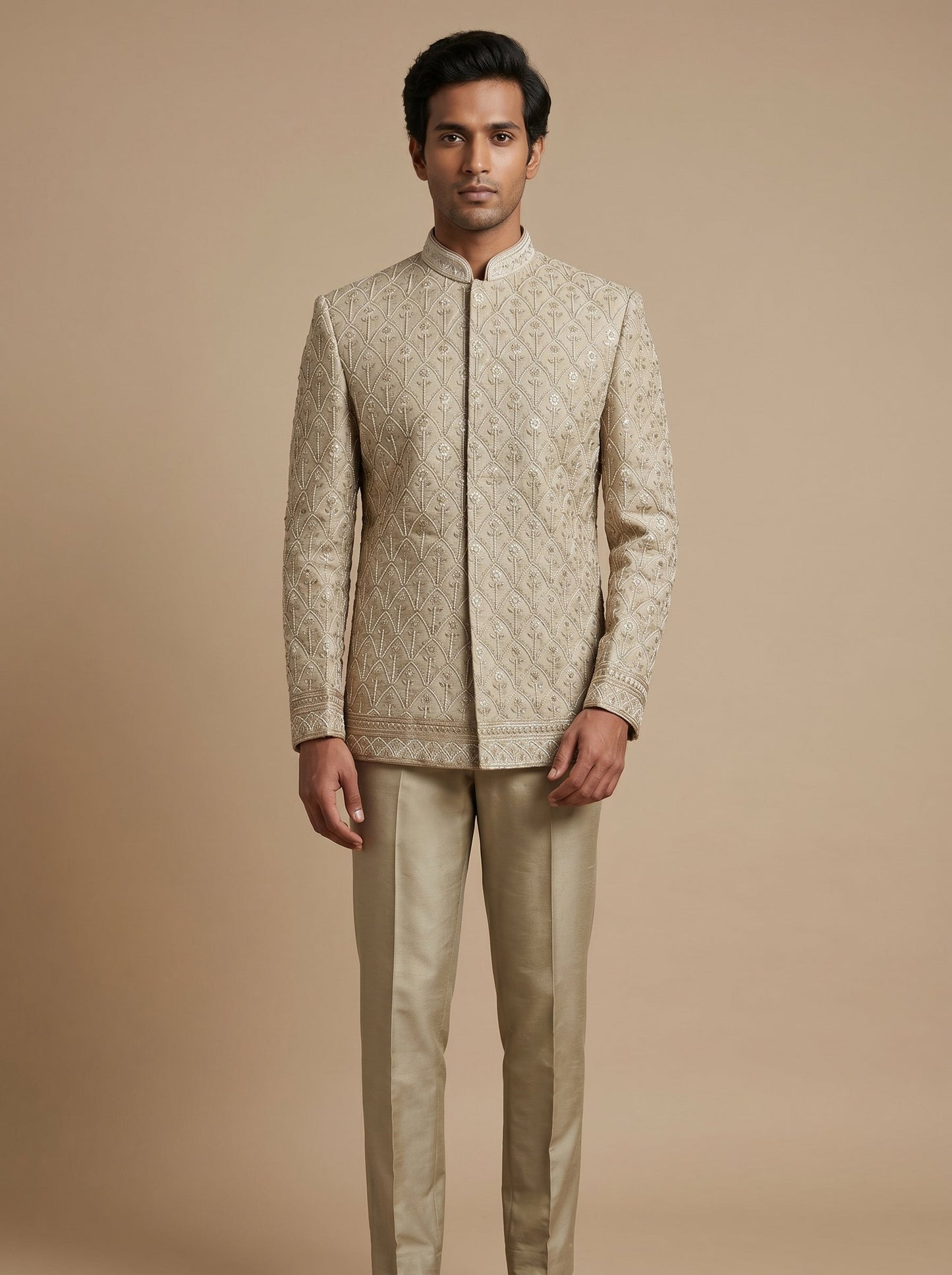 Green Wedding Jodhpuri Suit