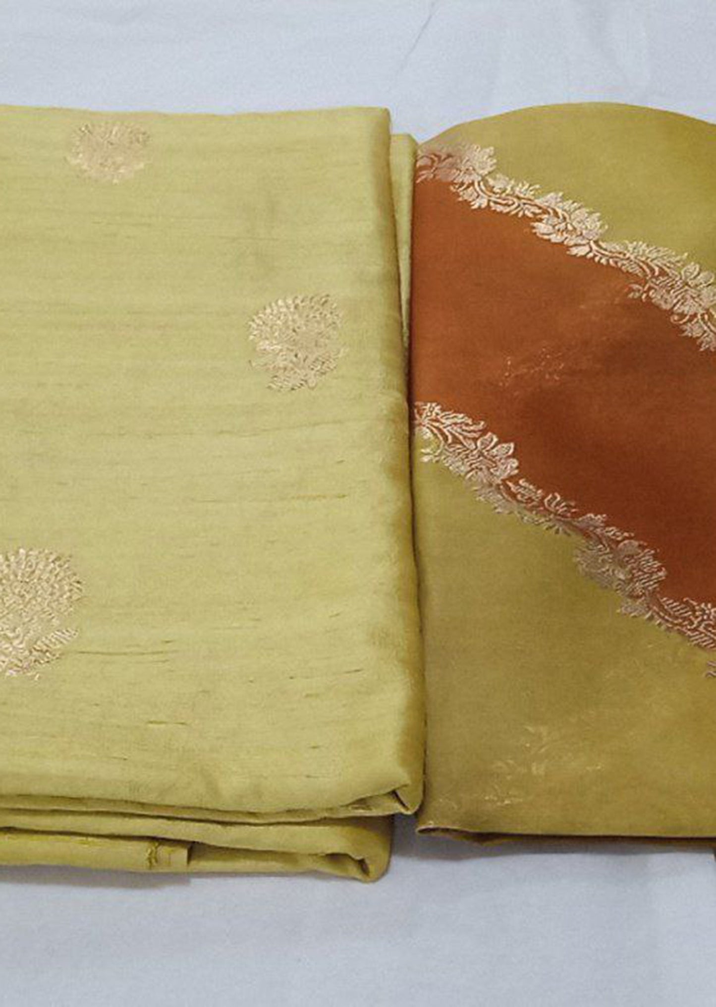 Harvest Yellow Dress Material