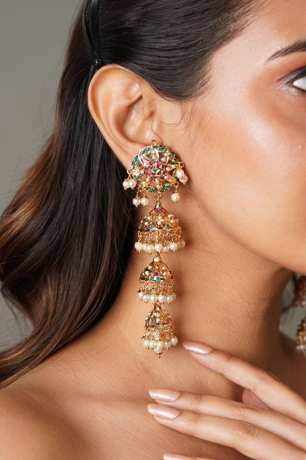 Haseena Tri Drop Jhumka