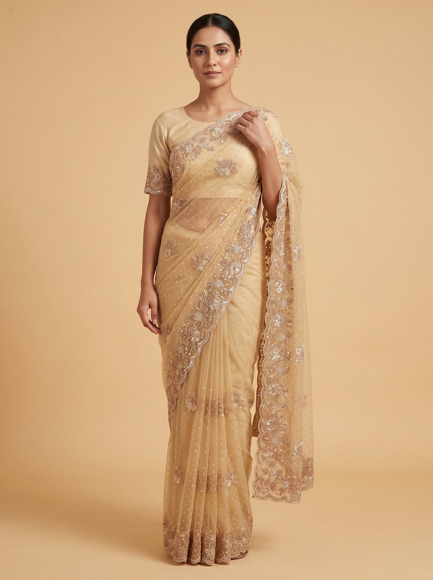Heritage Gold Saree