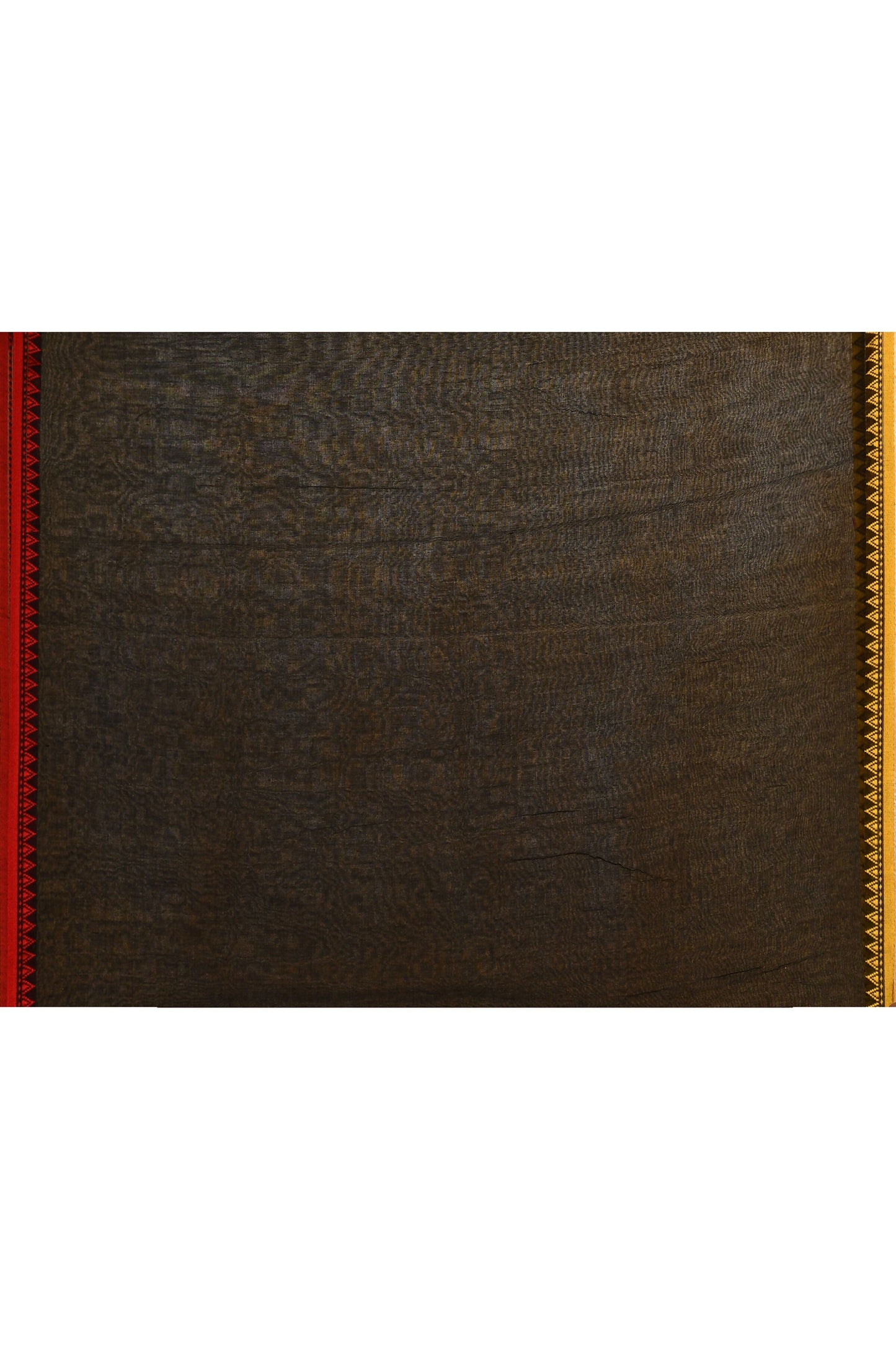 Piyari Fashion Women's Black Embellished Handloom Cotton Saree