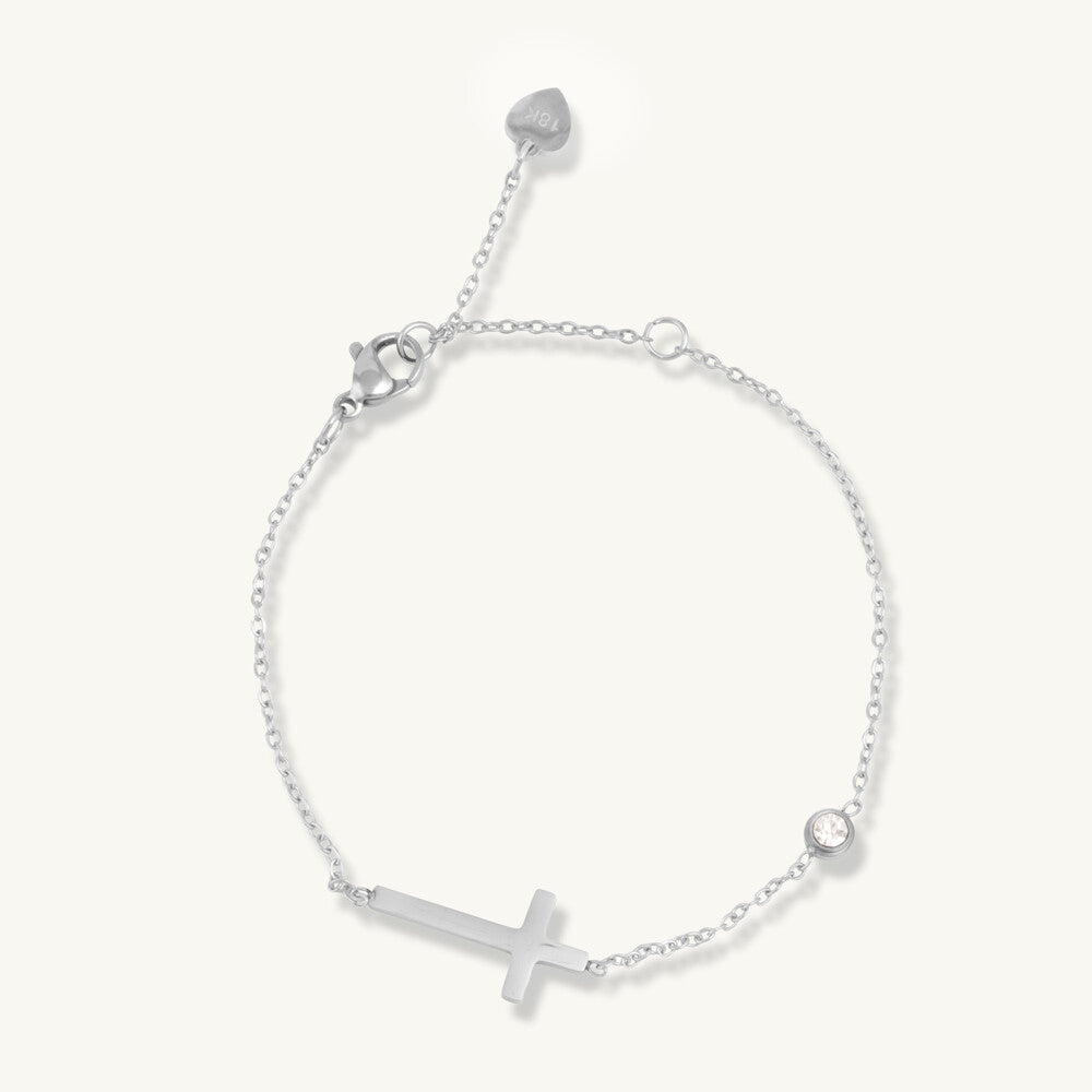 Cross Link Chain Bracelet