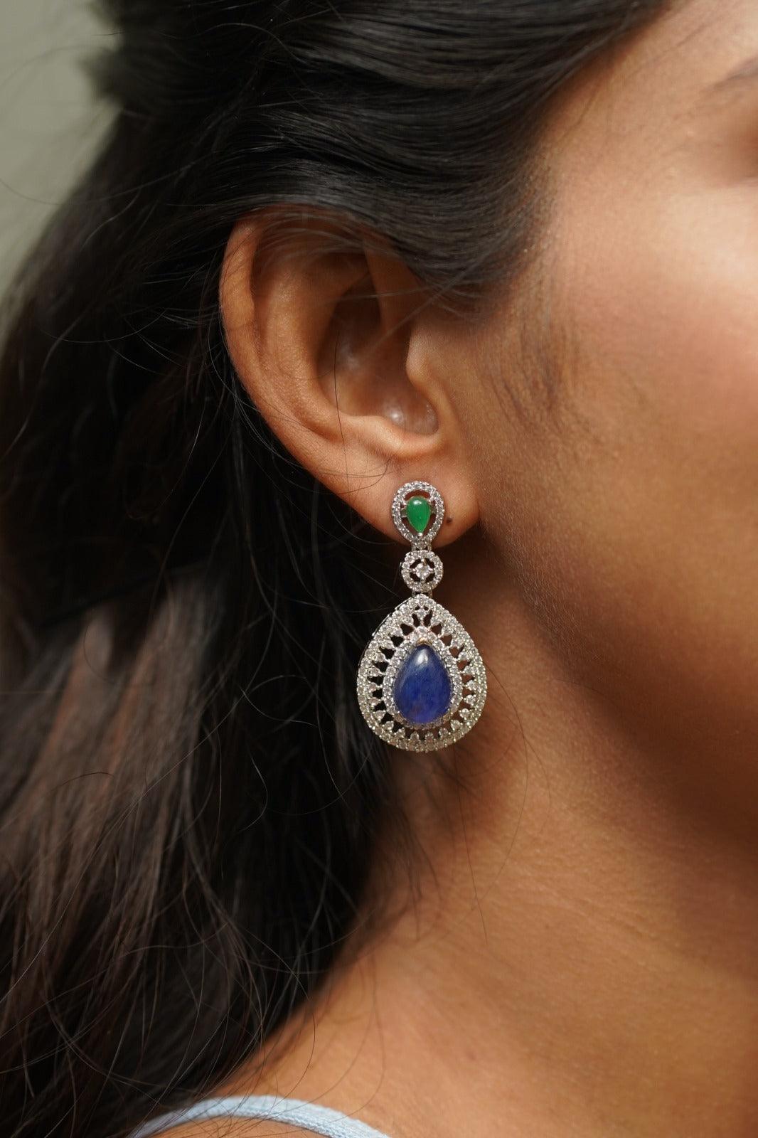 Isla Long Diamond Earrings