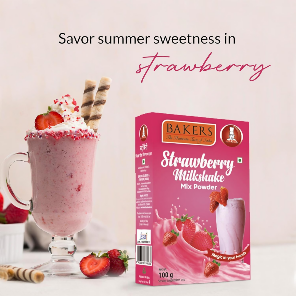 BAKERS Milk Shake Mix - Chocolate, Butterscotch, Vanilla & Strawberry