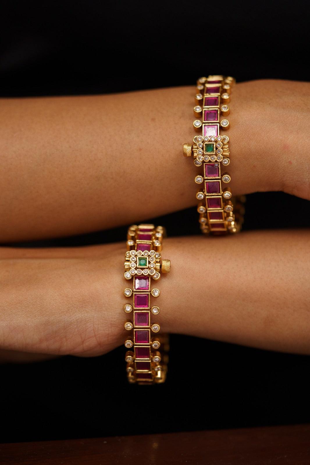 Kaamini Openable Indian Bangle | Sone Pe Suhaga Collection