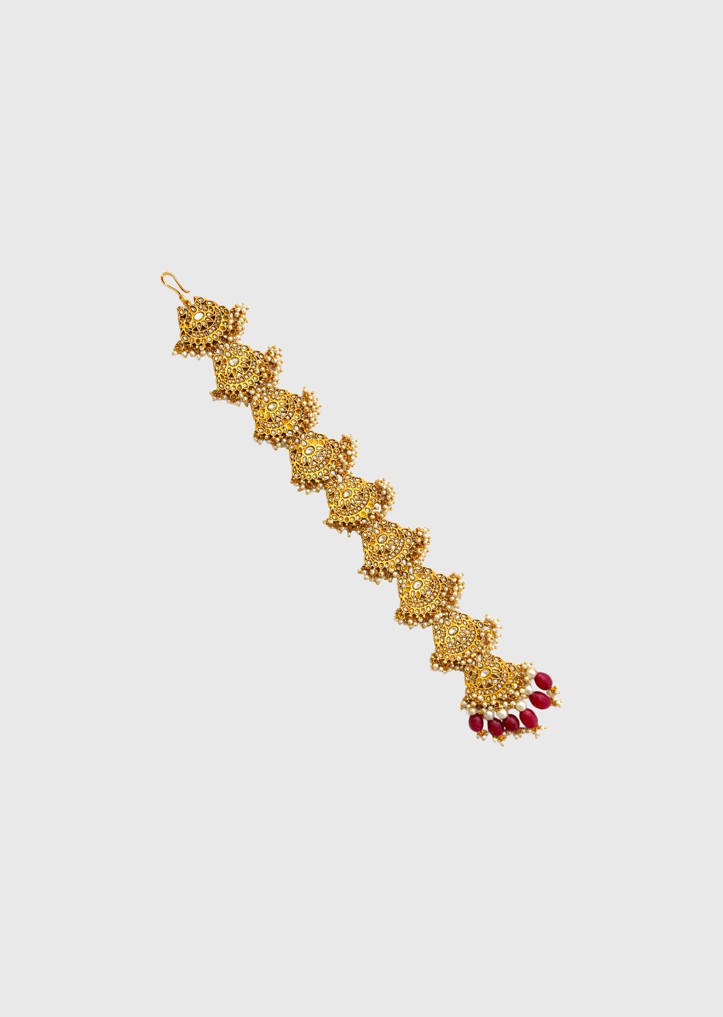 Kundan Hair Braid Accessory