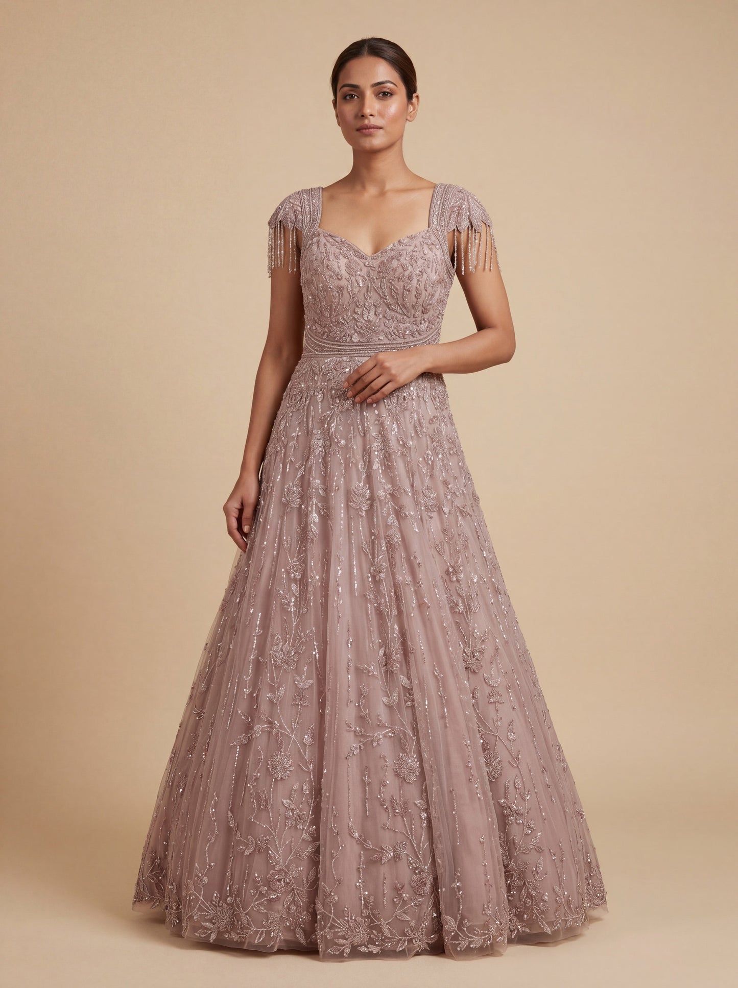 Light Pink Contemporary Gown