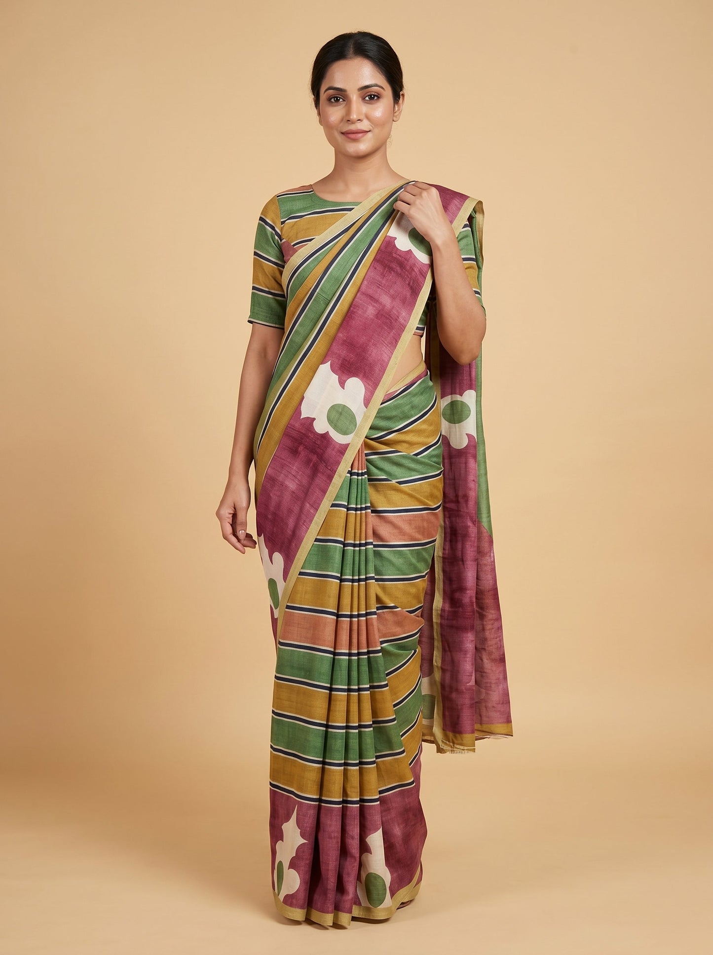 Mauve Subtle Tone Handloom Saree