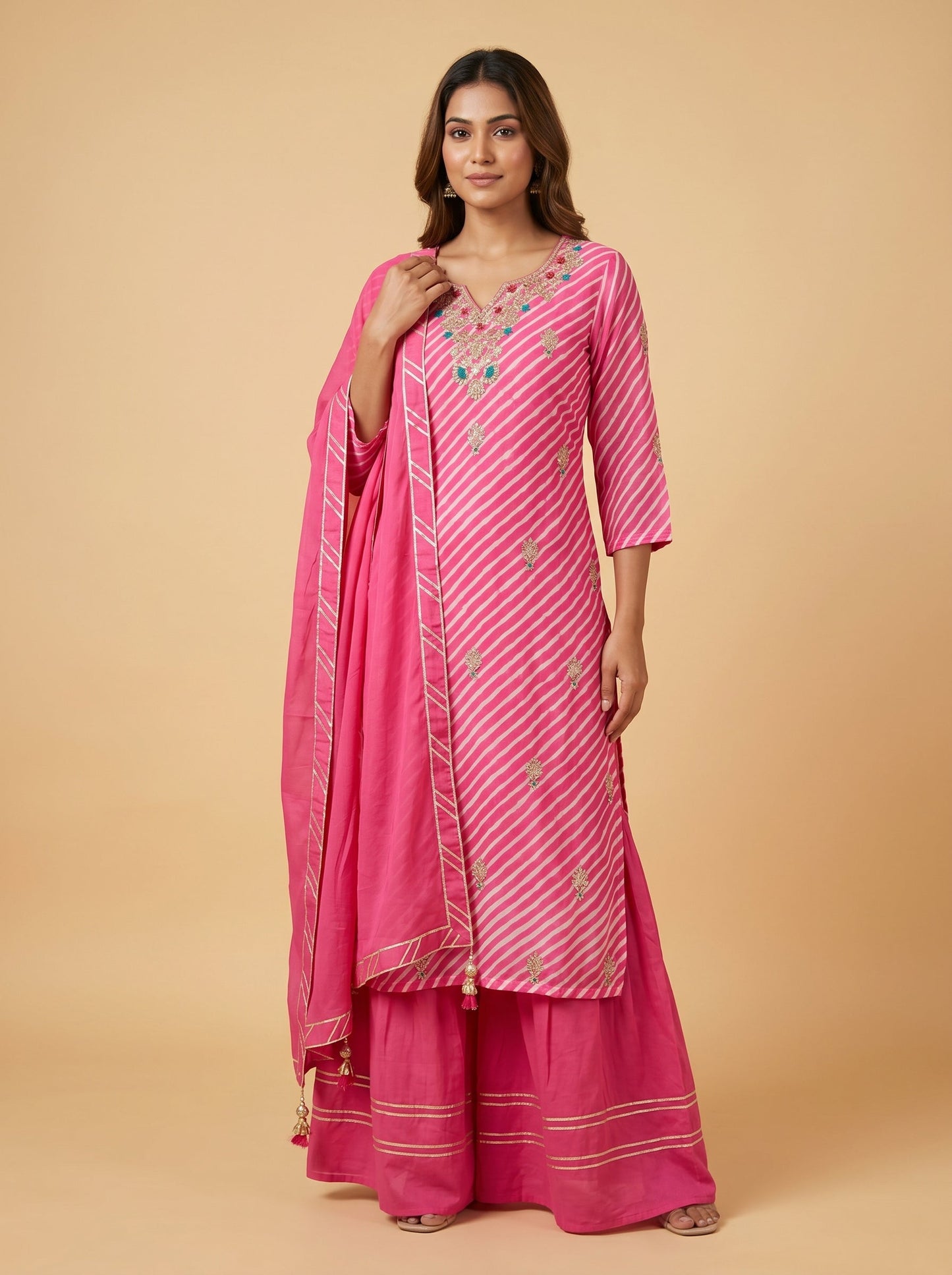 Mehndi Green Anarkali Suit