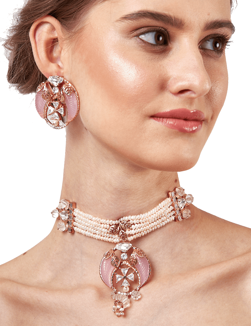 Apolline Tusk Choker Necklace