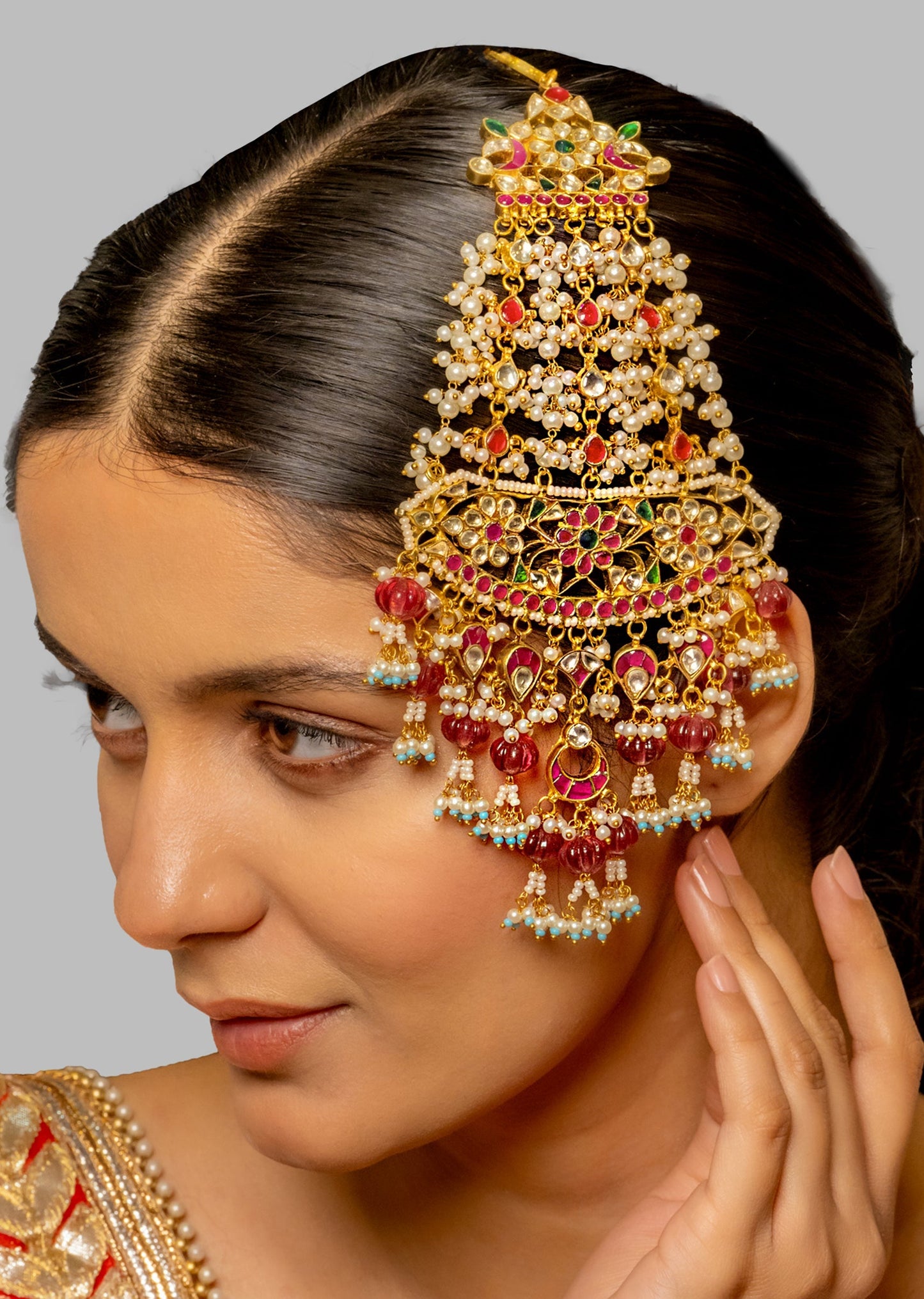Multi Stone Kundan Passa